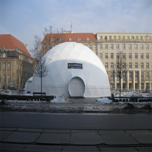 大规格球形帐篷安装方法