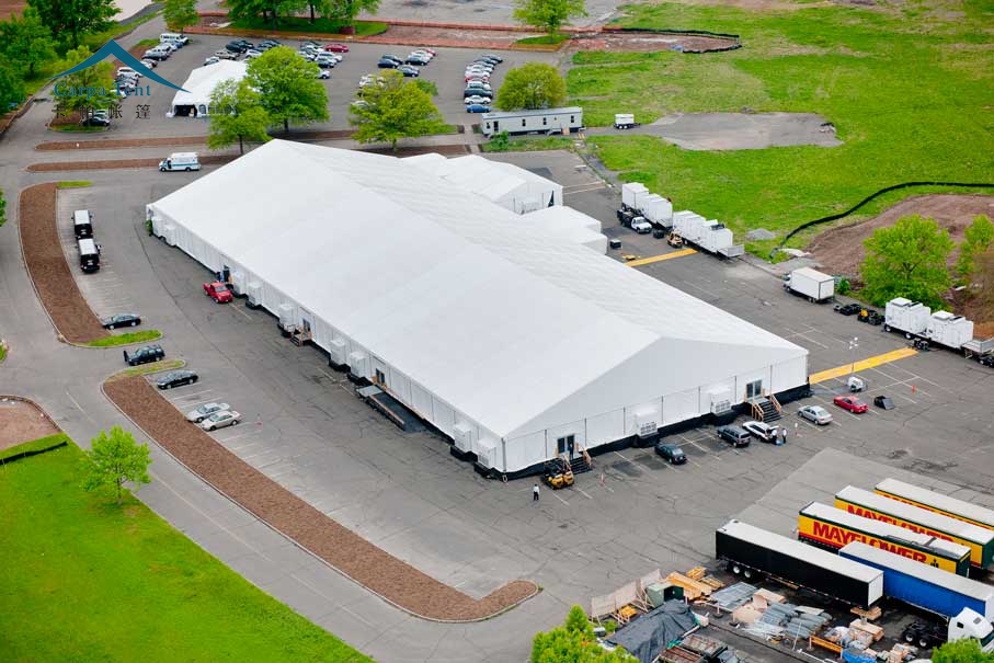 阿拉善盟18米跨度铝合金活动篷房